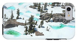 Desolation Blue Ice - Phone Case-Phone Case-IPhone 8 Tough Case-Lake Tahoe Prints