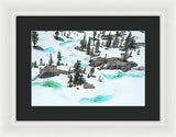 Desolation Blue Ice - Framed Print