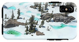 Desolation Blue Ice - Phone Case-Phone Case-IPhone X Tough Case-Lake Tahoe Prints