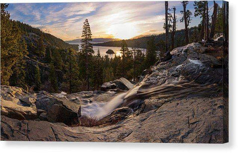 Eagle Falls Morning Glow By Brad Scott - Canvas Print-Lake Tahoe Prints
