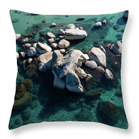 East Shore Boulders - Throw Pillow
