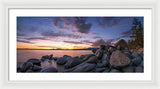 East Shore Cove Panorama By Brad Scott - Framed Print