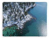 East Shore Winter Aerial By Brad Scott - Blanket