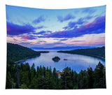 Emerald Bay And Ms Dixie At Sunset By Brad Scott - Tapestry