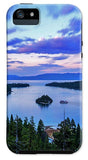 Emerald Bay And Ms Dixie At Sunset By Brad Scott - Phone Case