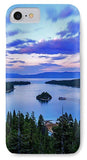 Emerald Bay And Ms Dixie At Sunset By Brad Scott - Phone Case