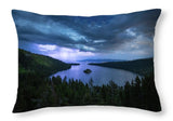 Emerald Bay Electric Skies By Brad Scott - Throw Pillow