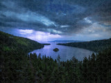 Emerald Bay Electric Skies by Brad Scott - Puzzle