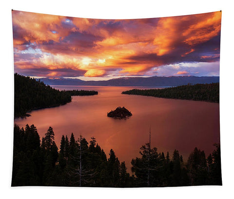 Emerald Bay Fire - Tapestry