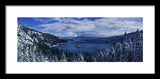 Emerald Bay First Snow - Framed Print