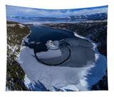 Emerald Bay Ice Aerial - Tapestry