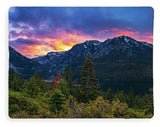 Emerald Bay Secret Sunset Panorama By Brad Scott - Blanket