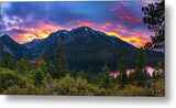 Emerald Bay Secret Sunset Panorama By Brad Scott - Metal Print