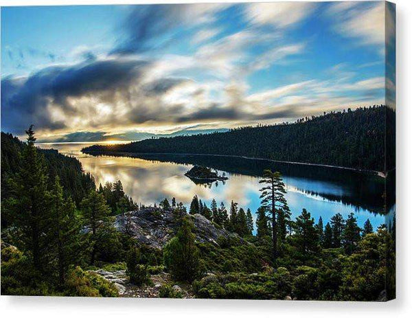 Emerald Bay Sunrise Lake Tahoe - Canvas Print-10.000" x 6.625"-Lake Tahoe Prints