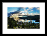 Emerald Bay Sunrise Lake Tahoe - Framed Print