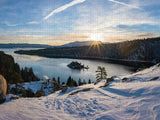 Emerald Bay Winter Sunburst by Brad Scott - Puzzle