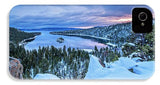 Emerald Bay Winter Sunrise - Phone Case-Phone Case-IPhone 4 Case-Lake Tahoe Prints
