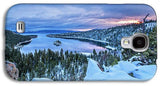 Emerald Bay Winter Sunrise - Phone Case-Phone Case-Galaxy S4 Case-Lake Tahoe Prints