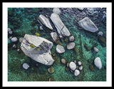 Emerald Waters - Bonsai Rock, Lake Tahoe - Framed Print