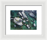 Emerald Waters - Bonsai Rock, Lake Tahoe - Framed Print