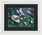 Emerald Waters - Bonsai Rock, Lake Tahoe - Framed Print