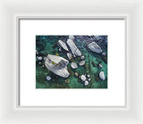 Emerald Waters - Bonsai Rock, Lake Tahoe - Framed Print