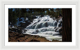 Glen Alpine Waterfall By Brad Scott - Framed Print