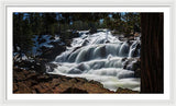 Glen Alpine Waterfall By Brad Scott - Framed Print