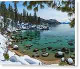Glistening Cove By Brad Scott - Canvas Print-10.000" x 7.375"-Lake Tahoe Prints