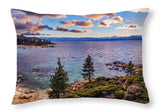 Heavenly Glow At Sand Harbor By Brad Scott - Throw Pillow-Lake Tahoe Prints