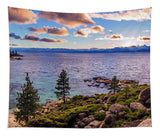 Heavenly Glow At Sand Harbor By Brad Scott - Tapestry