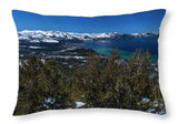 Heavenly Gondola View By Brad Scott - Throw Pillow-Lake Tahoe Prints