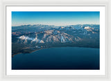 Heavenly Lake Tahoe Aerial - Framed Print