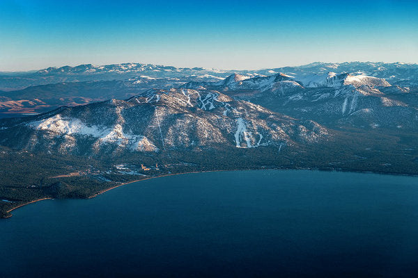 Heavenly Lake Tahoe Aerial - Art Print