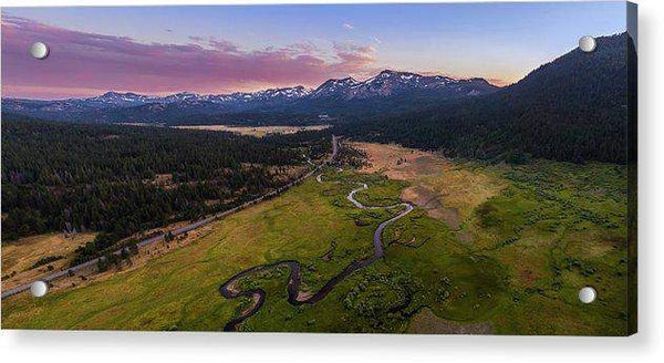 Hope Valley Aerial By Mike Breshears - Acrylic Print