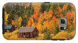 Hope Valley Fall Cabin By Brad Scott - Phone Case-Phone Case-Galaxy S6 Tough Case-Lake Tahoe Prints