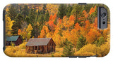 Hope Valley Fall Cabin By Brad Scott - Phone Case-Phone Case-IPhone 6 Tough Case-Lake Tahoe Prints