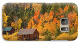 Hope Valley Fall Cabin By Brad Scott - Phone Case-Phone Case-Galaxy S7 Case-Lake Tahoe Prints