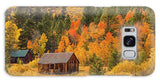 Hope Valley Fall Cabin By Brad Scott - Phone Case-Phone Case-Galaxy S8 Case-Lake Tahoe Prints