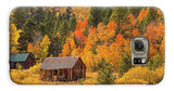 Hope Valley Fall Cabin By Brad Scott - Phone Case-Phone Case-Galaxy S6 Case-Lake Tahoe Prints