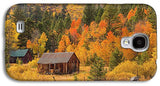 Hope Valley Fall Cabin By Brad Scott - Phone Case-Phone Case-Galaxy S4 Case-Lake Tahoe Prints