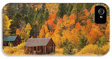 Hope Valley Fall Cabin By Brad Scott - Phone Case-Phone Case-IPhone 5s Case-Lake Tahoe Prints