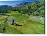Horse Creek Ranch Aerial - Canvas Print
