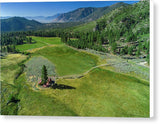 Horse Creek Ranch Aerial - Canvas Print