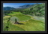 Horse Creek Ranch Aerial - Framed Print