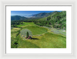 Horse Creek Ranch Aerial - Framed Print