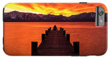 Lake Tahoe Sunset Pier By Brad Scott - Phone Case-Phone Case-IPhone 6s Plus Tough Case-Lake Tahoe Prints