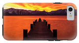 Lake Tahoe Sunset Pier By Brad Scott - Phone Case-Phone Case-IPhone 7 Tough Case-Lake Tahoe Prints