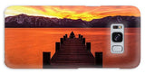 Lake Tahoe Sunset Pier By Brad Scott - Phone Case-Phone Case-Galaxy S8 Case-Lake Tahoe Prints