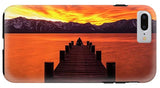 Lake Tahoe Sunset Pier By Brad Scott - Phone Case-Phone Case-IPhone 7 Plus Tough Case-Lake Tahoe Prints
